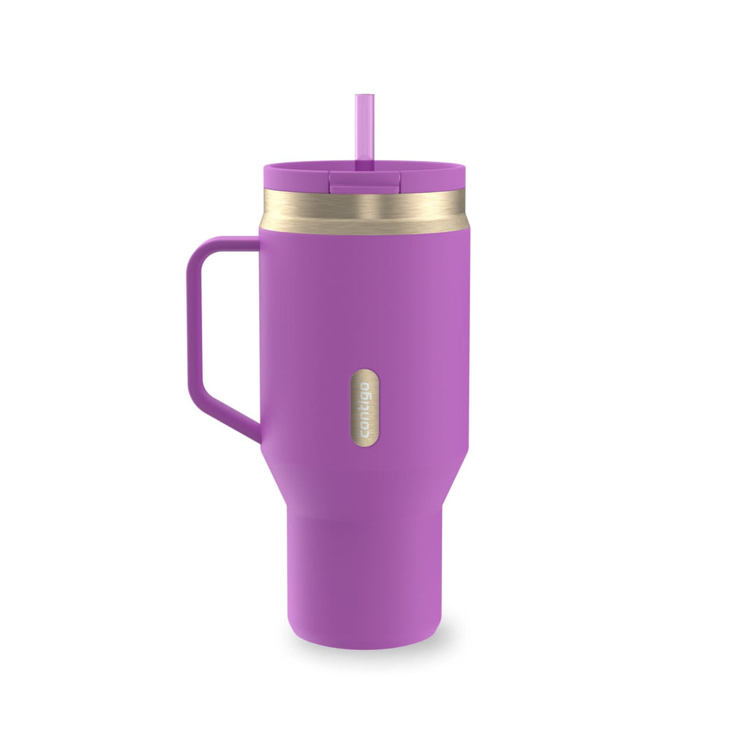 Herobuddy™ Contigo 30 oz Stainless Steel Water Bottle Tumbler with Straw - Leakproof Insulated Water Bottle