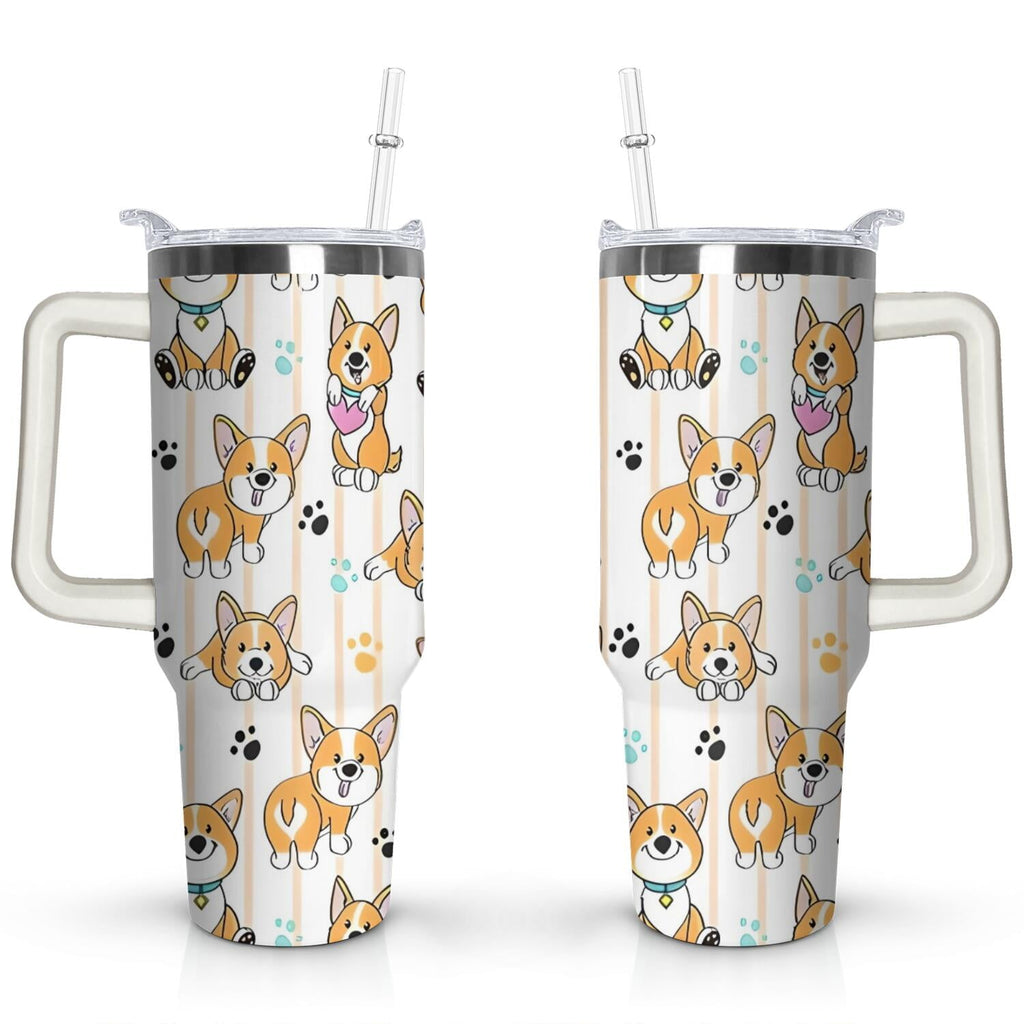 Herobuddy™ Gift for Dog Lovers Cute Dog Tumbler for Women - 40oz - Insulated Travel Tumbler Cup