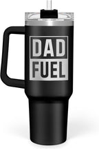 Herobuddy™ Best Dad Ever Tumbler with Handle 40oz Stainless Steel Insulated - Insulated Travel Tumbler Cup