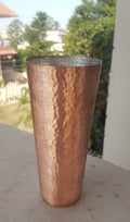 De Kulture Works Pure Solid Copper Glass Cup Tumbler, 600 ml