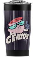 Dexter'S Laboratory/Genius Stainless Steel Tumbler 20 oz Coffee Travel Mug/Cup, Vacuum Insulated & Double Wall with Leakproof Sliding Lid | Great for Hot Drinks and Cold Beverages
