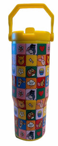 Disney Parks Winnie the Pooh and Friends Characters Portrait Tumbler New W Tag