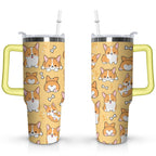 Herobuddy™ Gift for Dog Lovers Cute Dog Tumbler for Women - 40oz - Insulated Travel Tumbler Cup