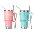 Herobuddy™ Ezprogear 30 oz 2 Pack Stainless Steel Tumbler Double Wall Travel - Insulated Travel Coffee Mug
