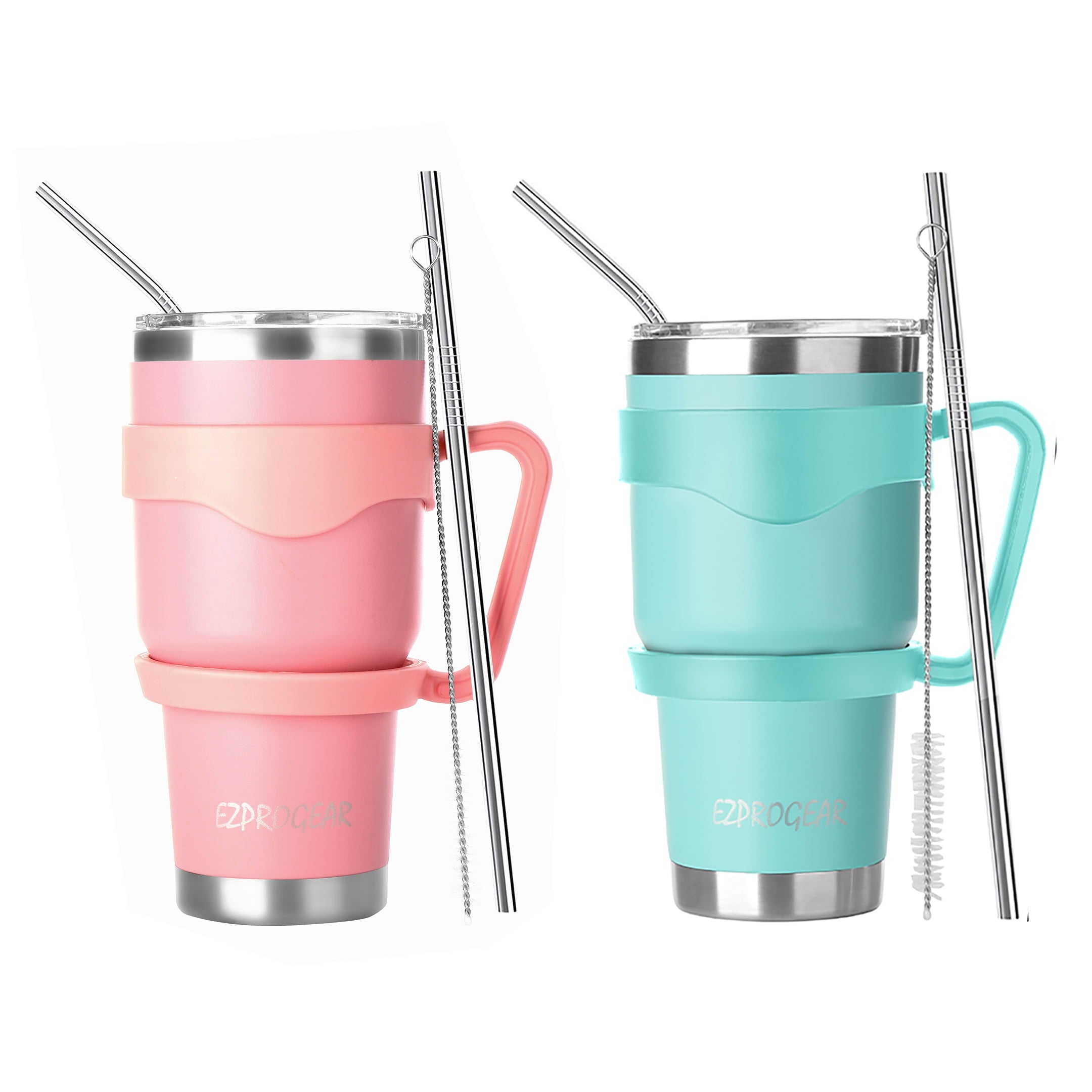 Herobuddy™ Ezprogear 30 oz 2 Pack Stainless Steel Tumbler Double Wall Travel - Insulated Travel Coffee Mug