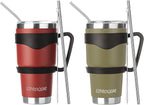 Herobuddy™ Ezprogear 30 oz 2 Pack Stainless Steel Tumbler Double Wall Travel - Insulated Travel Coffee Mug
