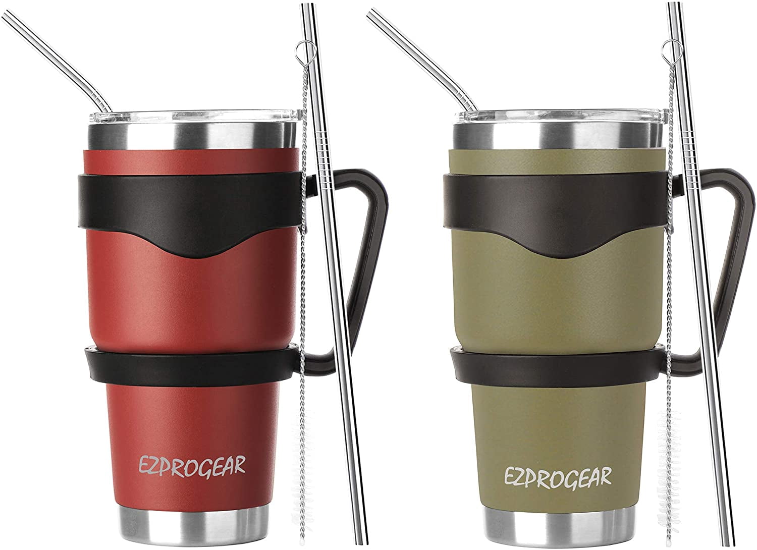 Herobuddy™ Ezprogear 30 oz 2 Pack Stainless Steel Tumbler Double Wall Travel - Insulated Travel Coffee Mug