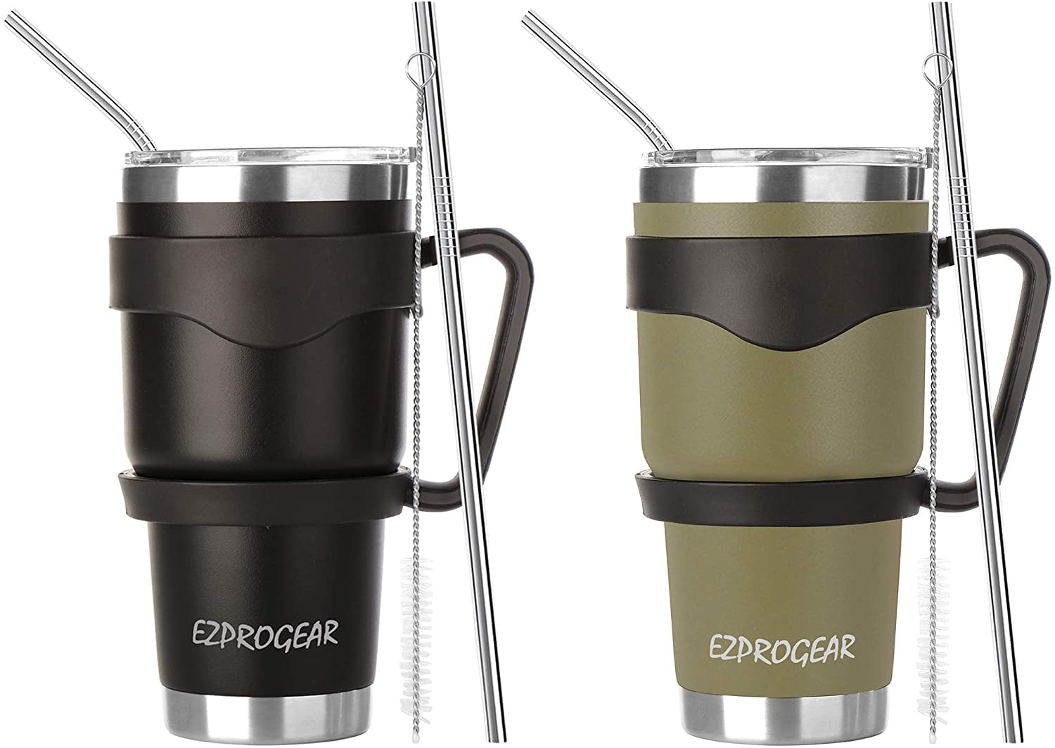 Herobuddy™ Ezprogear 30 oz 2 Pack Stainless Steel Tumbler Double Wall Travel - Insulated Travel Coffee Mug