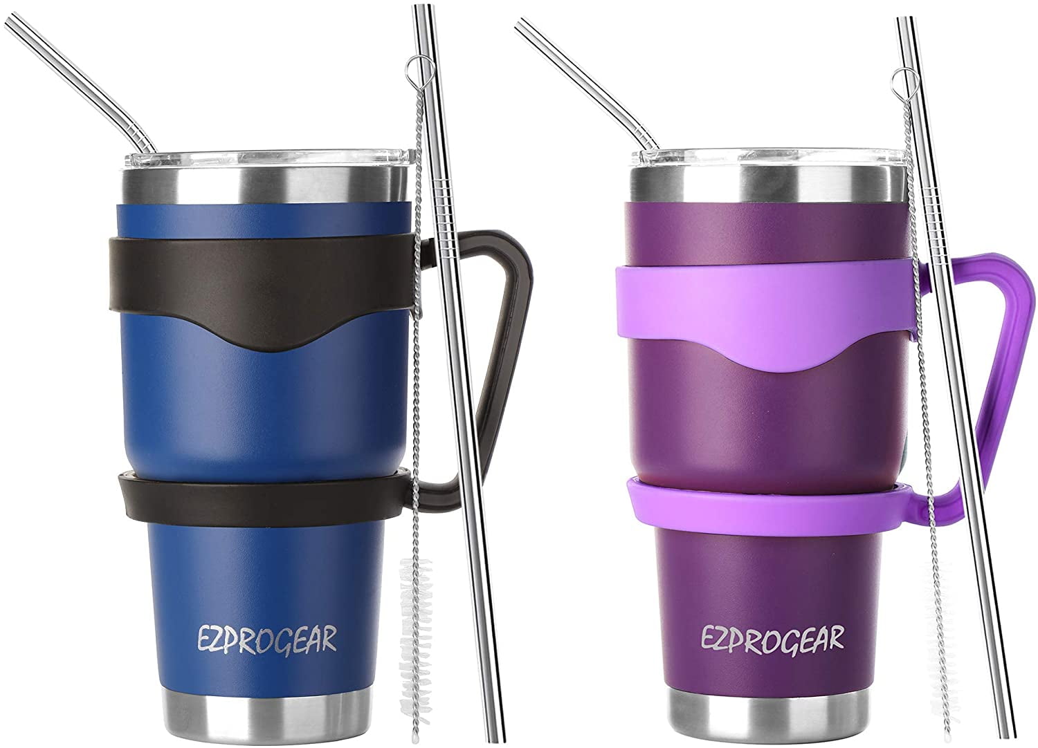 Herobuddy™ Ezprogear 30 oz 2 Pack Stainless Steel Tumbler Double Wall Travel - Insulated Travel Coffee Mug