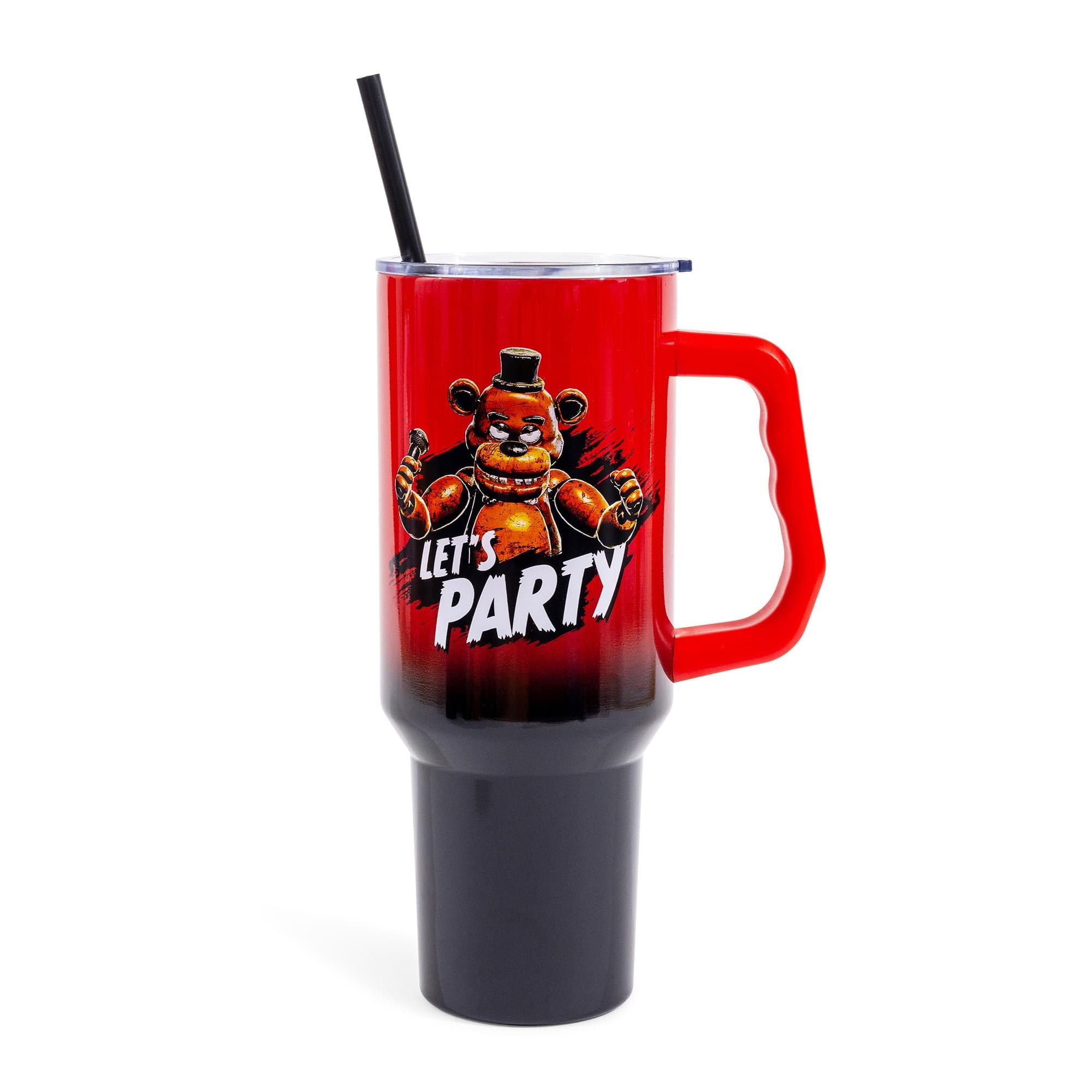 Five Nights At Freddy's "Let's Party" Stainless Steel Tumbler | Holds 40 Ounces