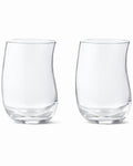 Georg Jensen mouth blown Cobra Tall Tumbler Pair, Clear