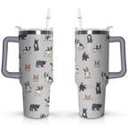 Herobuddy™ Gift for Dog Lovers Cute Dog Tumbler for Women - 40oz - Insulated Travel Tumbler Cup
