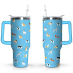 Herobuddy™ Gift for Dog Lovers Cute Dog Tumbler for Women - 40oz - Insulated Travel Tumbler Cup