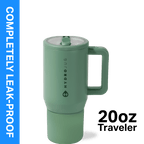 Herobuddy™ HydroJug Traveler 20 oz Water Bottle, Stainless Steel Insulated Tumbler - Leakproof Insulated Water Bottle