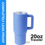 Herobuddy™ HydroJug Traveler 20 oz Water Bottle, Stainless Steel Insulated Tumbler - Leakproof Insulated Water Bottle