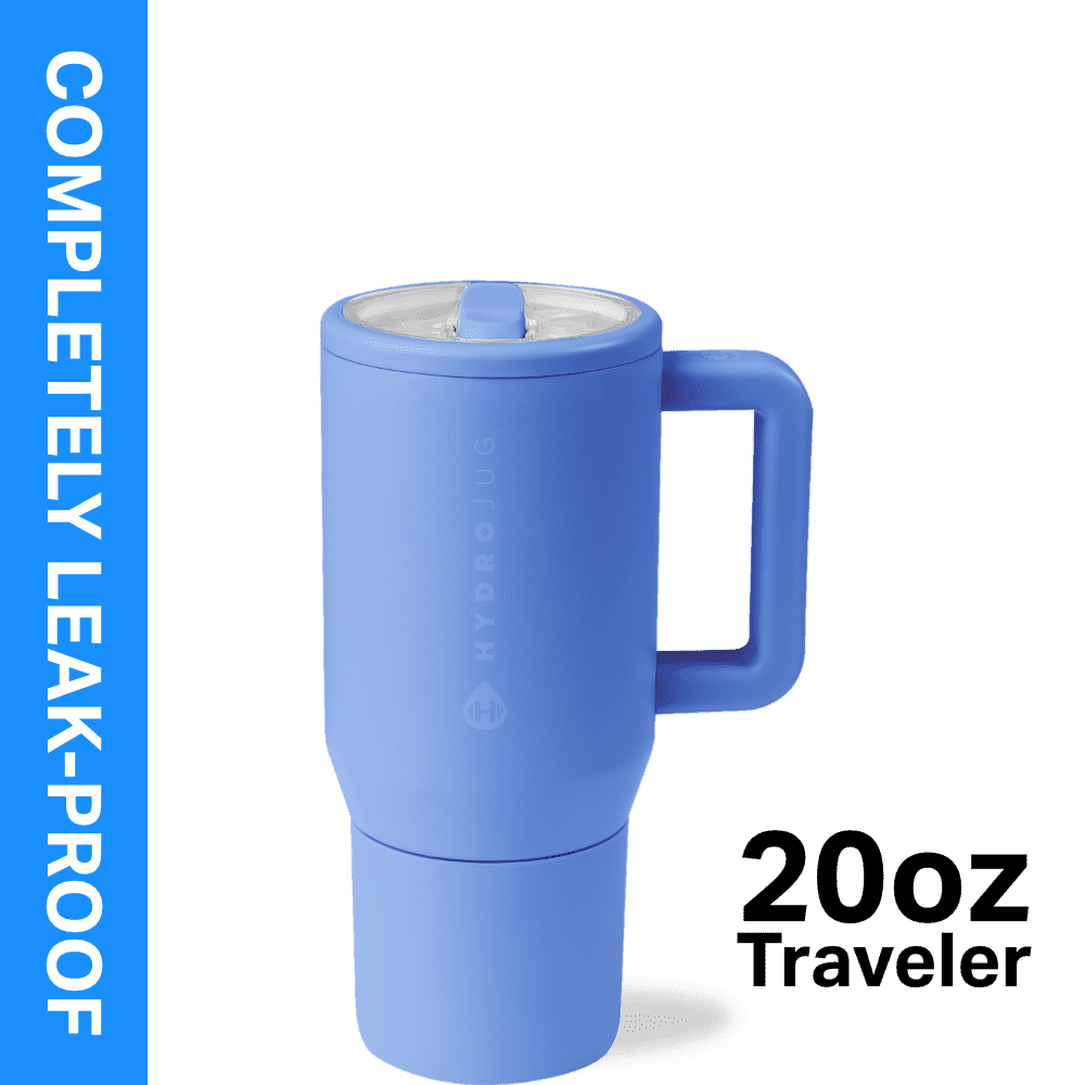 Herobuddy™ HydroJug Traveler 20 oz Water Bottle, Stainless Steel Insulated Tumbler - Leakproof Insulated Water Bottle