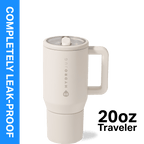 Herobuddy™ HydroJug Traveler 20 oz Water Bottle, Stainless Steel Insulated Tumbler - Leakproof Insulated Water Bottle