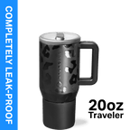 Herobuddy™ HydroJug Traveler 20 oz Water Bottle, Stainless Steel Insulated Tumbler - Leakproof Insulated Water Bottle