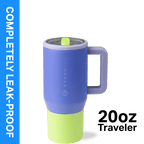 Herobuddy™ HydroJug Traveler 20 oz Water Bottle, Stainless Steel Insulated Tumbler - Leakproof Insulated Water Bottle