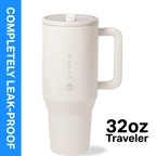 Herobuddy™ HydroJug Traveler 32 oz Water Bottle, Stainless Steel Insulated Tumbler - Leakproof Insulated Water Bottle