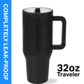 Herobuddy™ HydroJug Traveler 32 oz Water Bottle, Stainless Steel Insulated Tumbler - Leakproof Insulated Water Bottle
