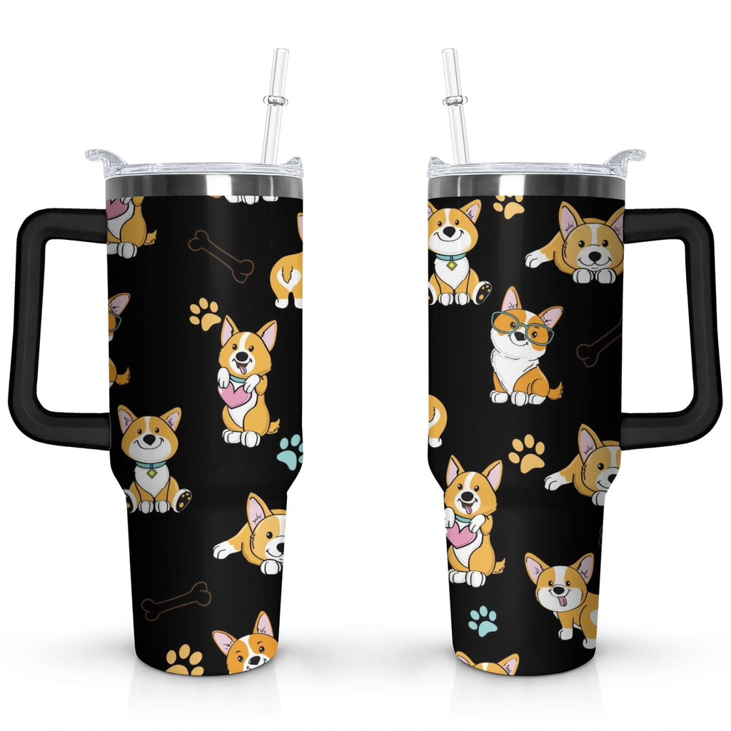 Herobuddy™ Gift for Dog Lovers Cute Dog Tumbler for Women - 40oz - Insulated Travel Tumbler Cup