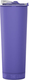 Loud Cup 23 oz Tumbler + Stadium Horn with Slide-Close Lid (Royal Purple) - Double-WallCup Reusable Water Bottle Coffee Travel Mug - Worlds Loudest Cup for Game Day