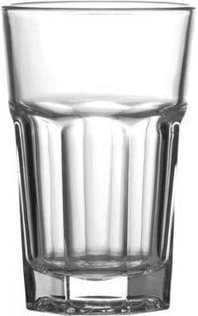 Madison 9 Ounce Drinking Glasses | For Water, Juice, Soda, etc. – Thick and Durable Glass – Dishwasher Safe – Set of 12 Large Clear Glass Tumblers – 3” x 4.8”