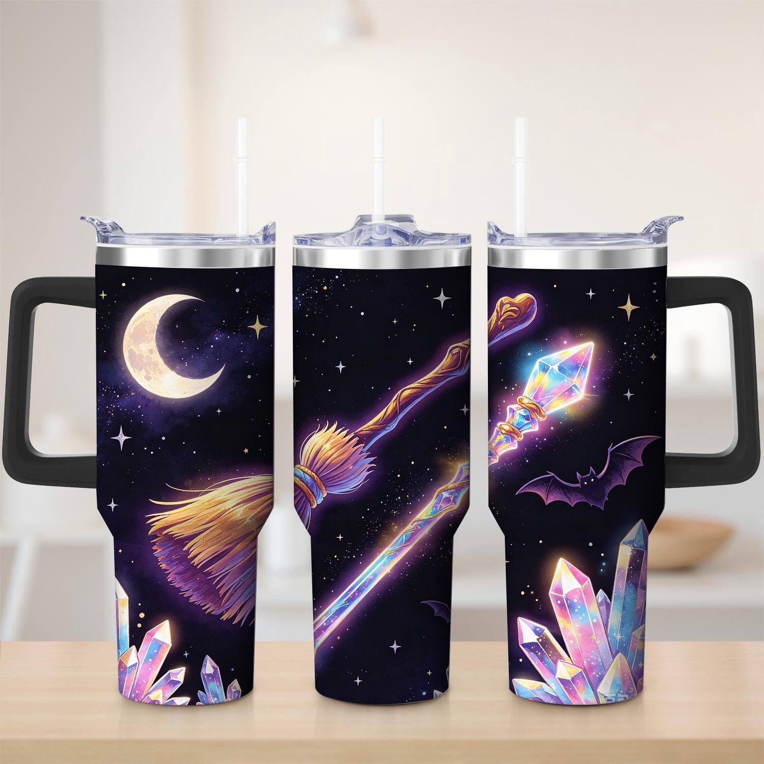 Magical Night Sky Stainless Steel Tumbler, 30oz