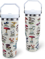 Herobuddy™ Elephant Mug 30 oz Tumbler with Handle Flip Straw Leak Proof - Insulated Travel Coffee Mug