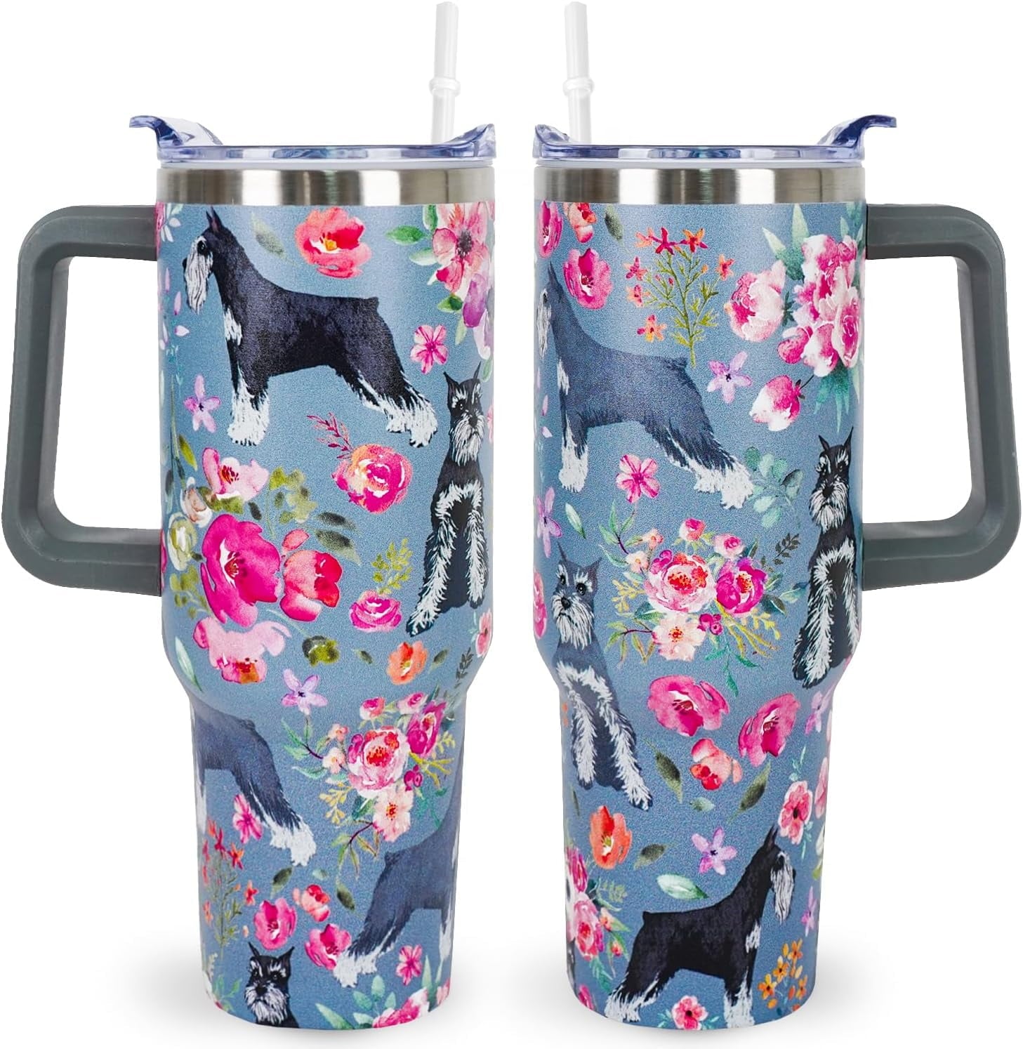 Herobuddy™ Pitbull Gifts Dog Tumbler Cup for Women Men 40oz Stainless Steel - Insulated Travel Coffee Mug