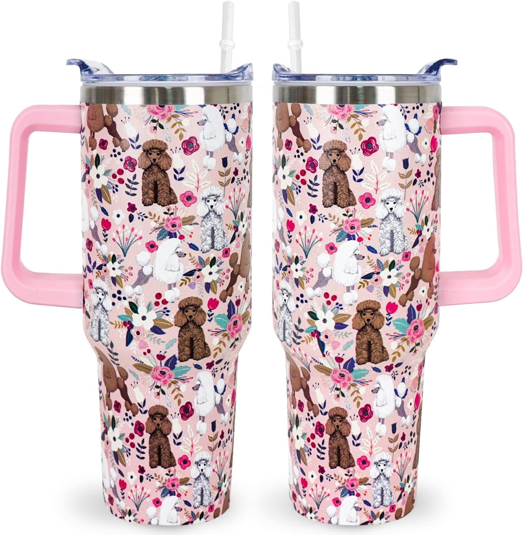 Herobuddy™ Pitbull Gifts Dog Tumbler Cup for Women Men 40oz Stainless Steel - Insulated Travel Coffee Mug
