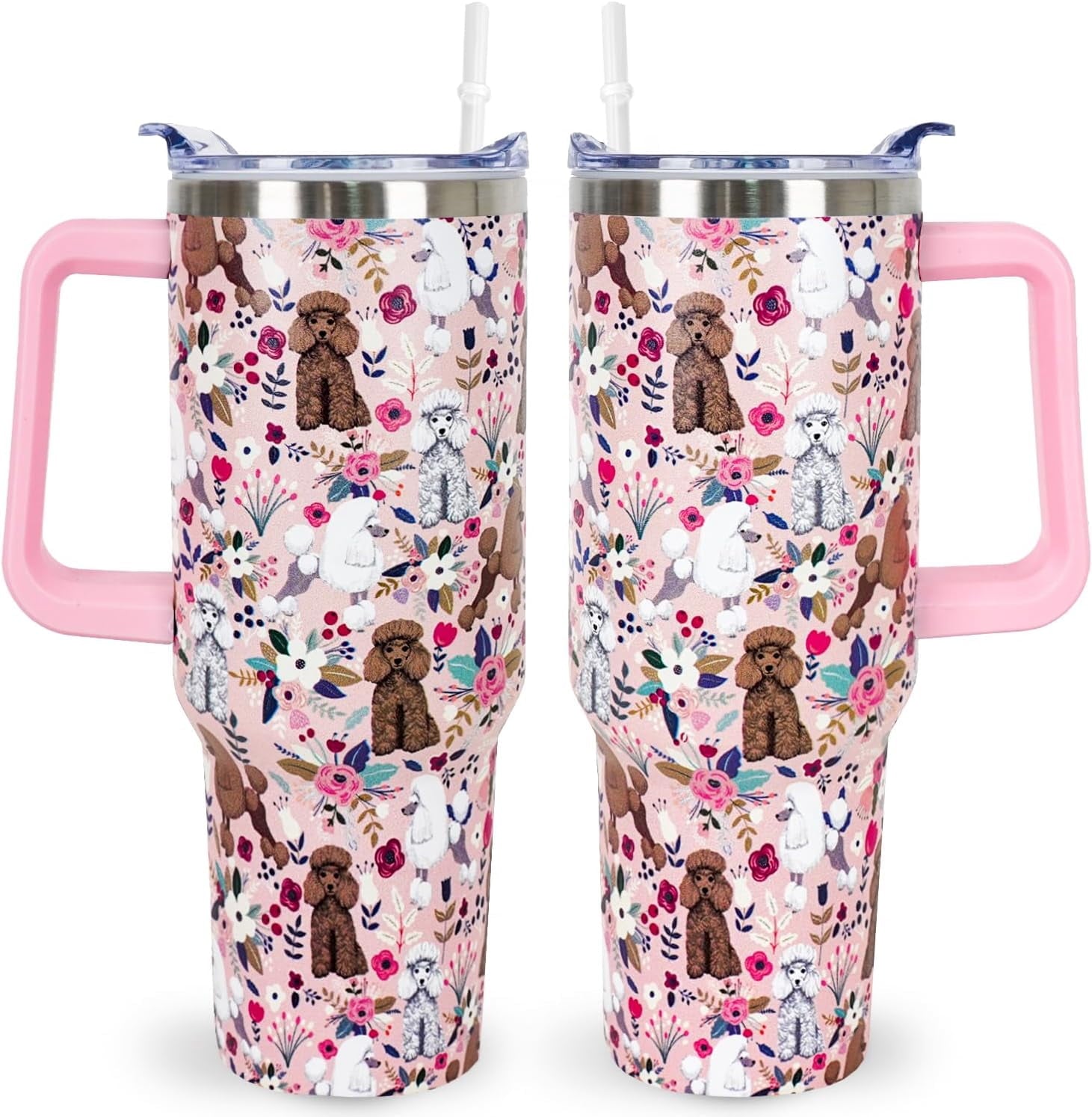 Herobuddy™ Pitbull Gifts Dog Tumbler Cup for Women Men 40oz Stainless Steel - Insulated Travel Coffee Mug