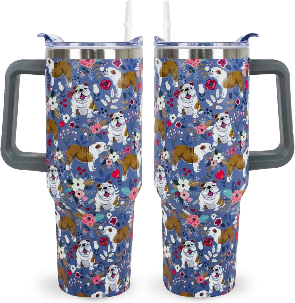 Herobuddy™ Pitbull Gifts Dog Tumbler Cup for Women Men 40oz Stainless Steel - Insulated Travel Coffee Mug