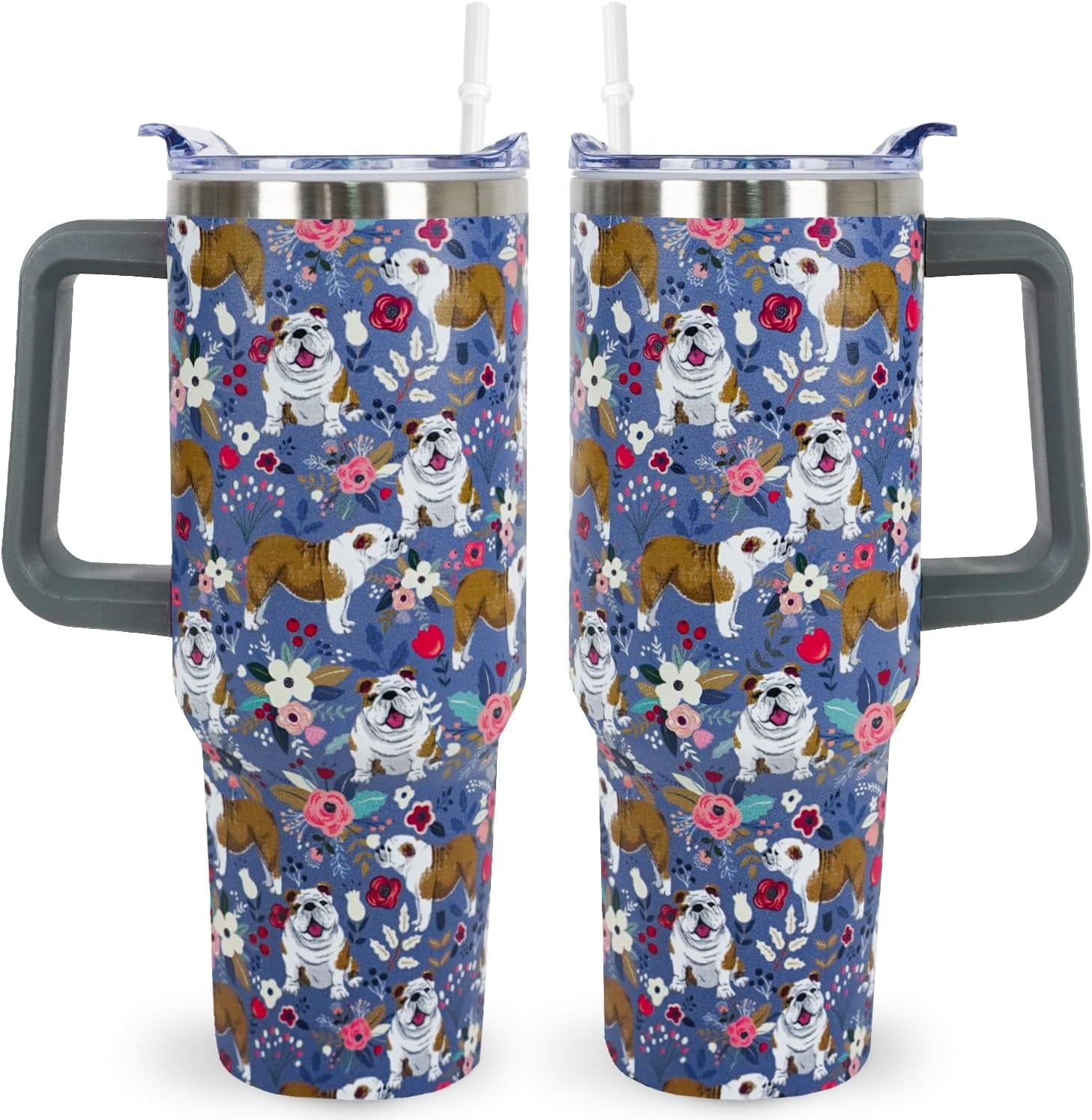 Herobuddy™ Pitbull Gifts Dog Tumbler Cup for Women Men 40oz Stainless Steel - Insulated Travel Coffee Mug