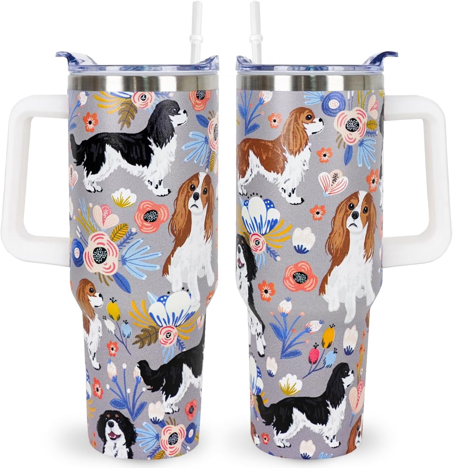 Herobuddy™ Pitbull Gifts Dog Tumbler Cup for Women Men 40oz Stainless Steel - Insulated Travel Coffee Mug