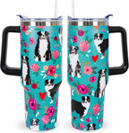 Herobuddy™ Pitbull Gifts Dog Tumbler Cup for Women Men 40oz Stainless Steel - Insulated Travel Coffee Mug