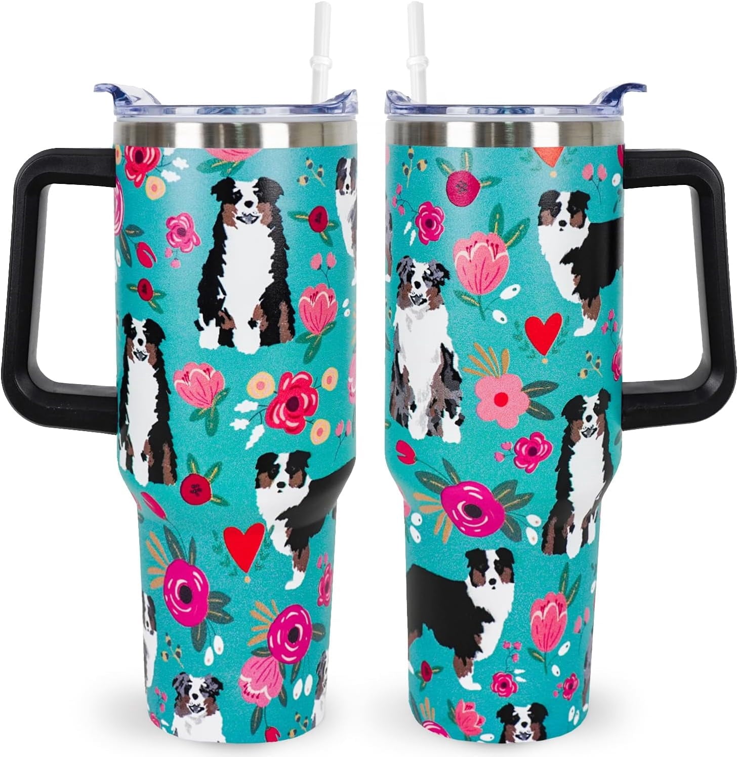 Herobuddy™ Pitbull Gifts Dog Tumbler Cup for Women Men 40oz Stainless Steel - Insulated Travel Coffee Mug