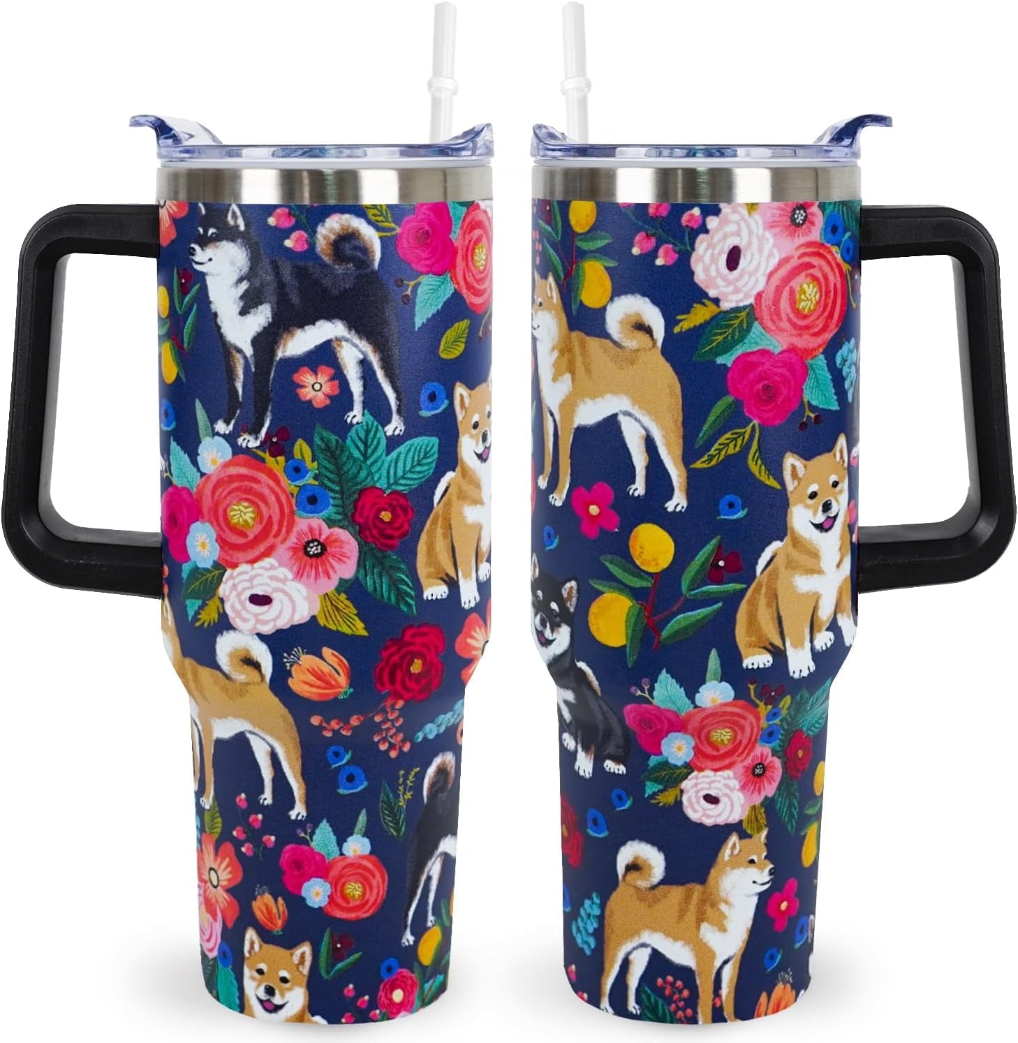 Herobuddy™ Pitbull Gifts Dog Tumbler Cup for Women Men 40oz Stainless Steel - Insulated Travel Coffee Mug