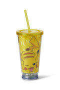Pokemon Pikachu LED Light Up Tumbler Cup with Lid and Straw