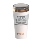 Herobuddy™ 18 oz Ceramic Lined Insulated Happy Hour Pint Tumbler, Leak - Insulated Travel Tumbler Cup
