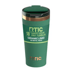Herobuddy™ 18 oz Ceramic Lined Insulated Happy Hour Pint Tumbler, Leak - Insulated Travel Tumbler Cup