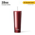 Herobuddy™ 28 oz Ceramic Lined Everyday Tumbler, Spill-Resistant Straw Lid, Marine - Insulated Travel Tumbler Cup