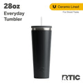Herobuddy™ 28 oz Ceramic Lined Everyday Tumbler, Spill-Resistant Straw Lid, Plum - Insulated Travel Tumbler Cup