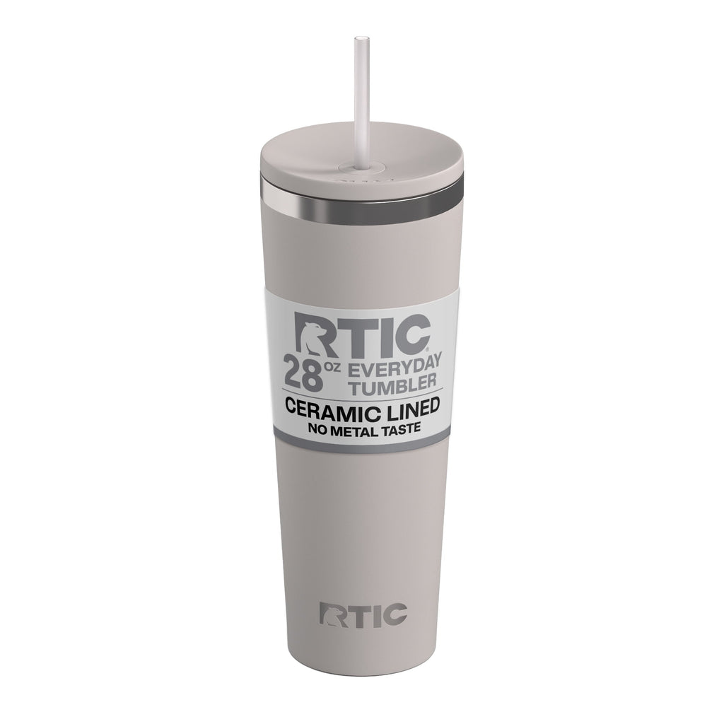 Herobuddy™ 28 oz Ceramic Lined Everyday Tumbler, Spill-Resistant Straw Lid, Marine - Insulated Travel Tumbler Cup