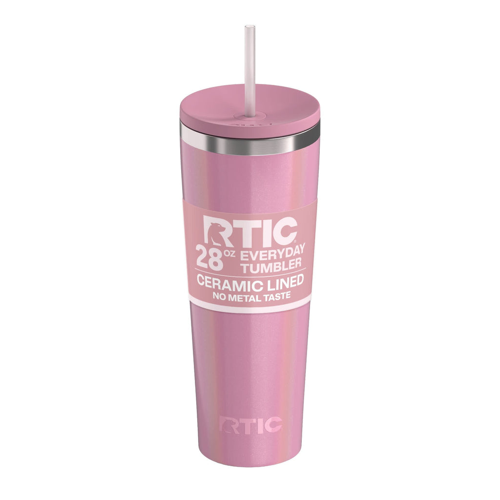 Herobuddy™ 28 oz Ceramic Lined Everyday Tumbler, Spill-Resistant Straw Lid, Marine - Insulated Travel Tumbler Cup