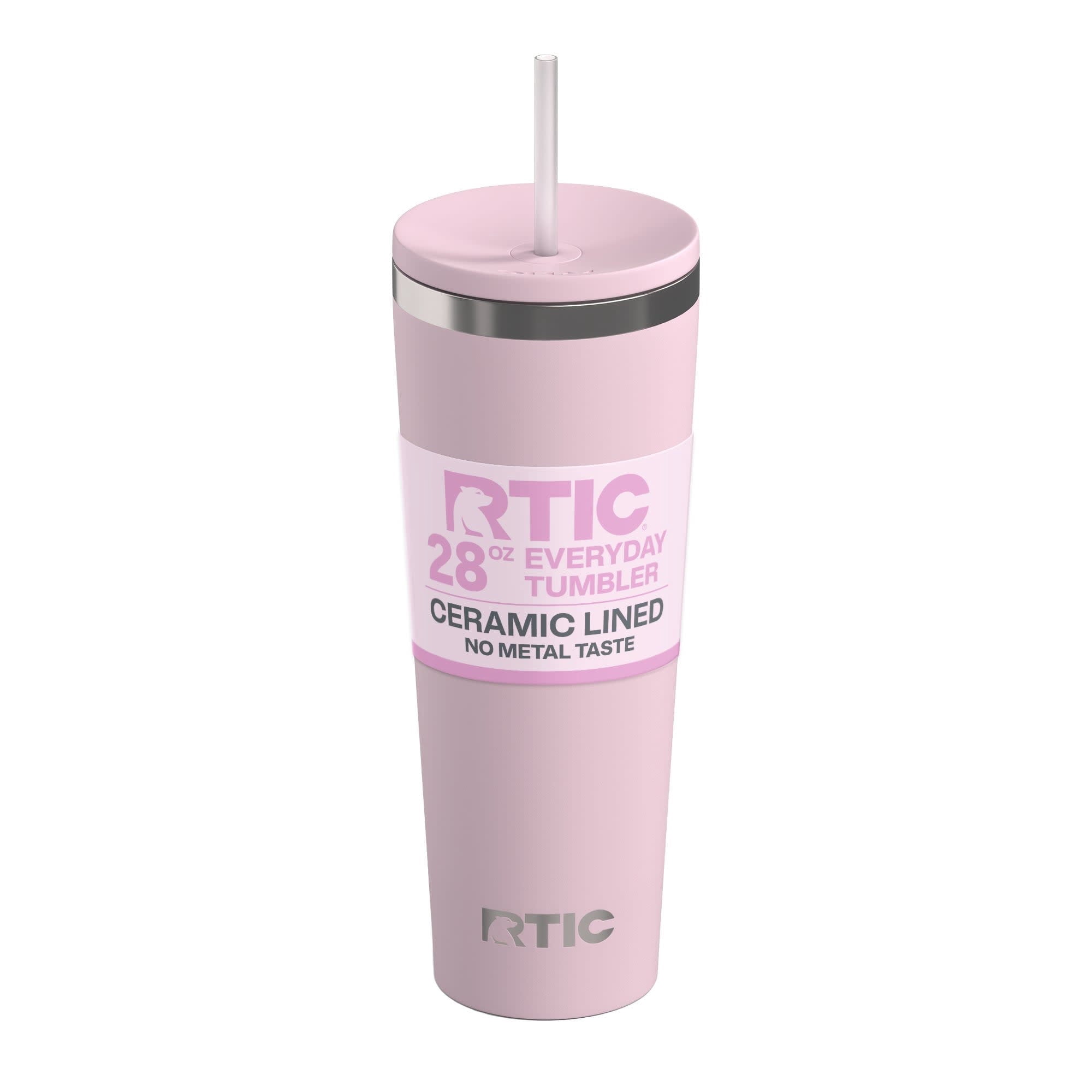 Herobuddy™ 28 oz Ceramic Lined Everyday Tumbler, Spill-Resistant Straw Lid, Marine - Insulated Travel Tumbler Cup