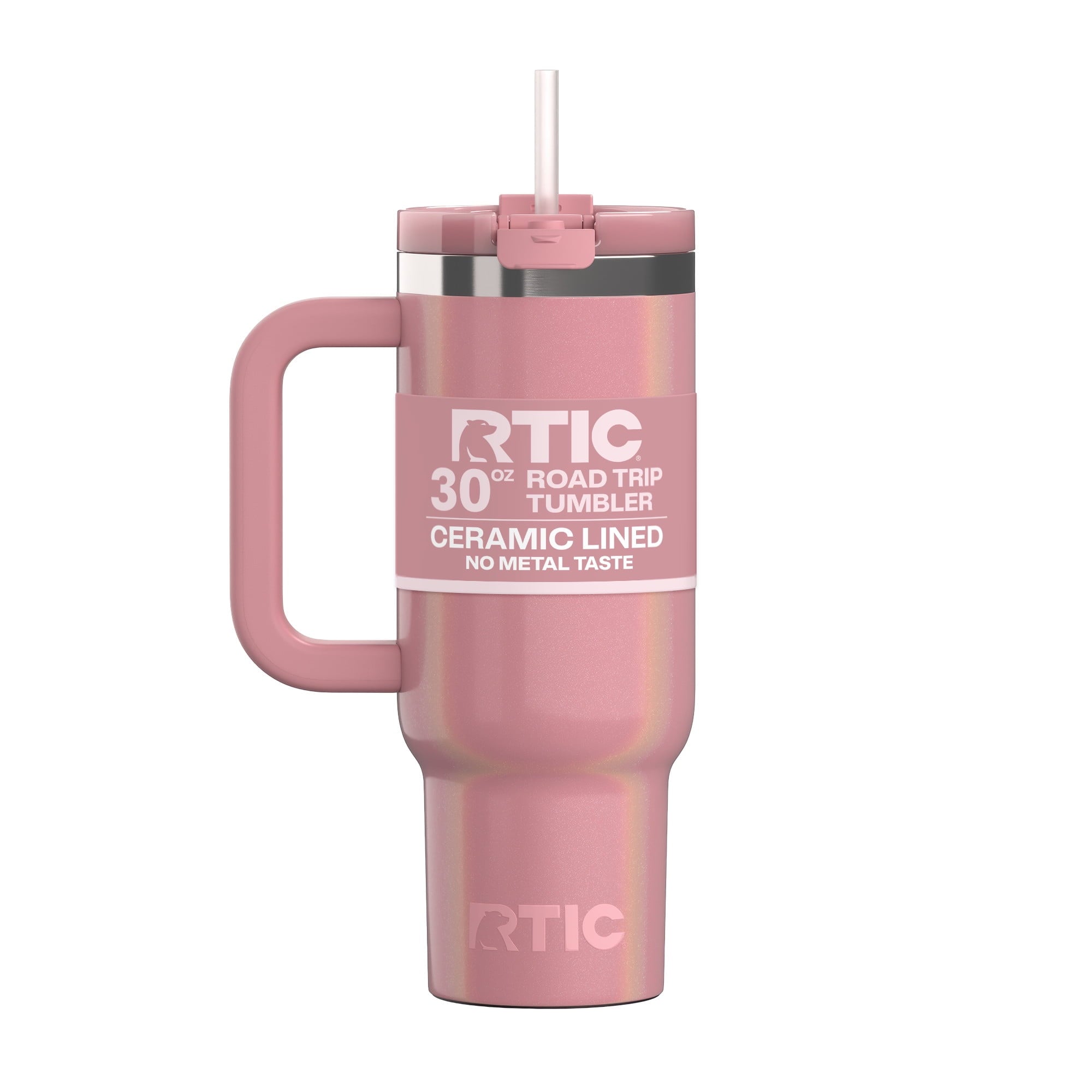 Herobuddy™ 30 oz Ceramic Lined Road Trip Tumbler with Handle - Insulated Travel Tumbler Cup