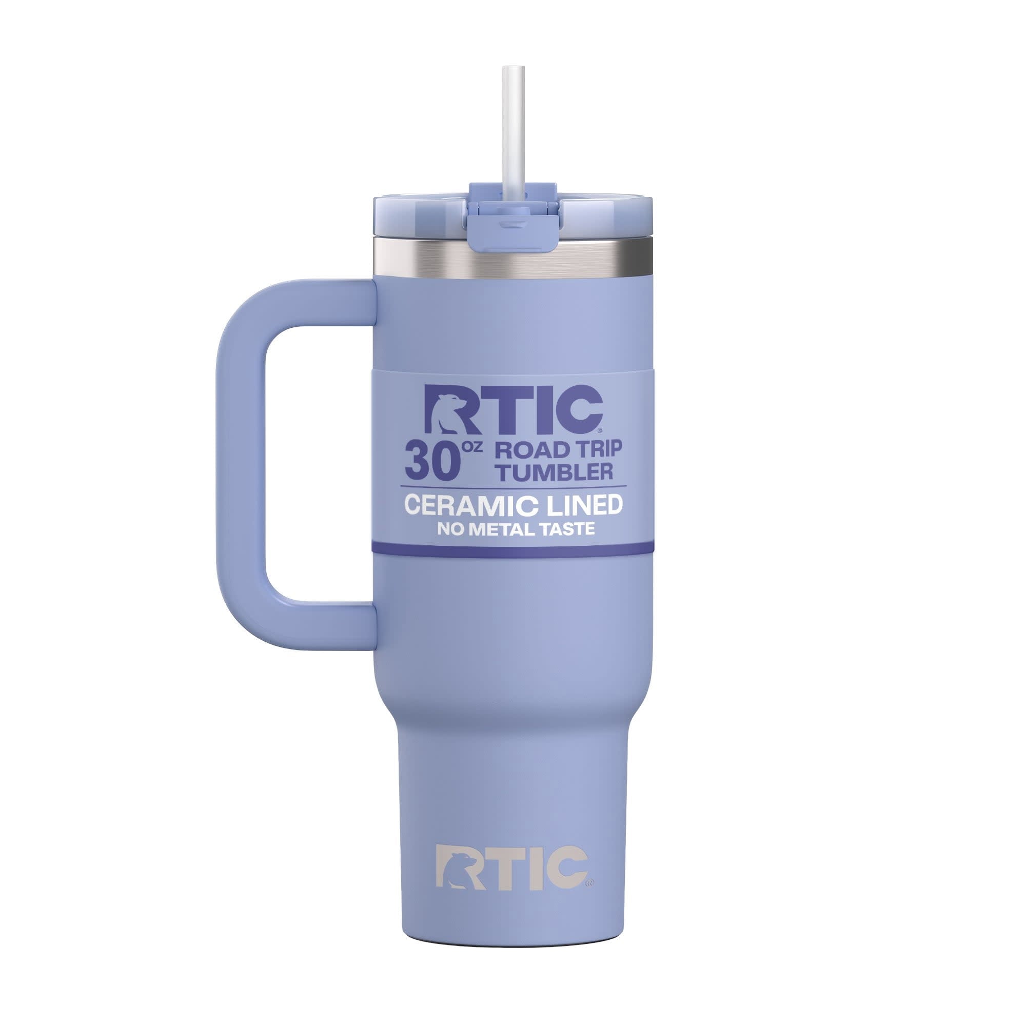 Herobuddy™ 30 oz Ceramic Lined Road Trip Tumbler with Handle - Insulated Travel Tumbler Cup