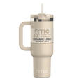 Herobuddy™ 40 oz Ceramic Lined Road Trip Tumbler with Handle - Insulated Travel Tumbler Cup